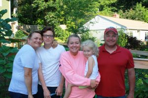 Newton family during 2015 visit to Asheville